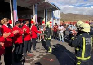 bomberos voluntarios,adeje,bomberos,incendio,inundación,fuego,aguas torrenciales,lluvias