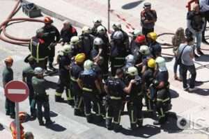 bomberos voluntarios,adeje,bomberos,incendio,inundación,fuego,aguas torrenciales,lluvias